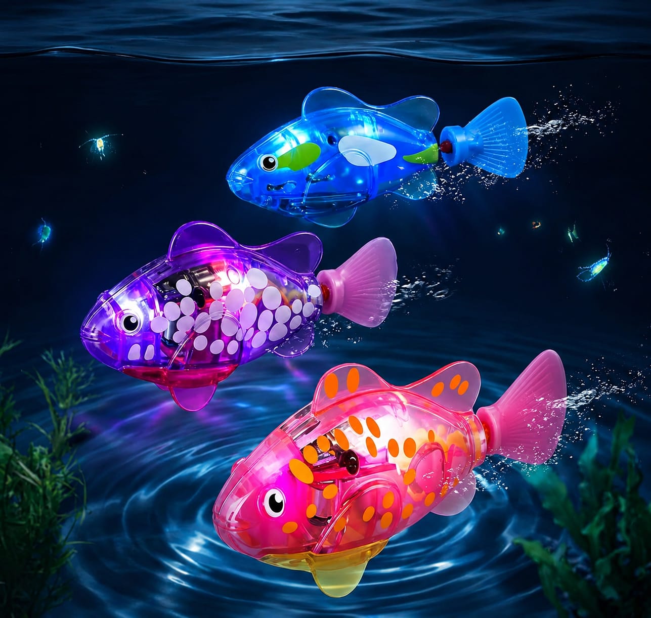Magic Swimming Fish With Lights
