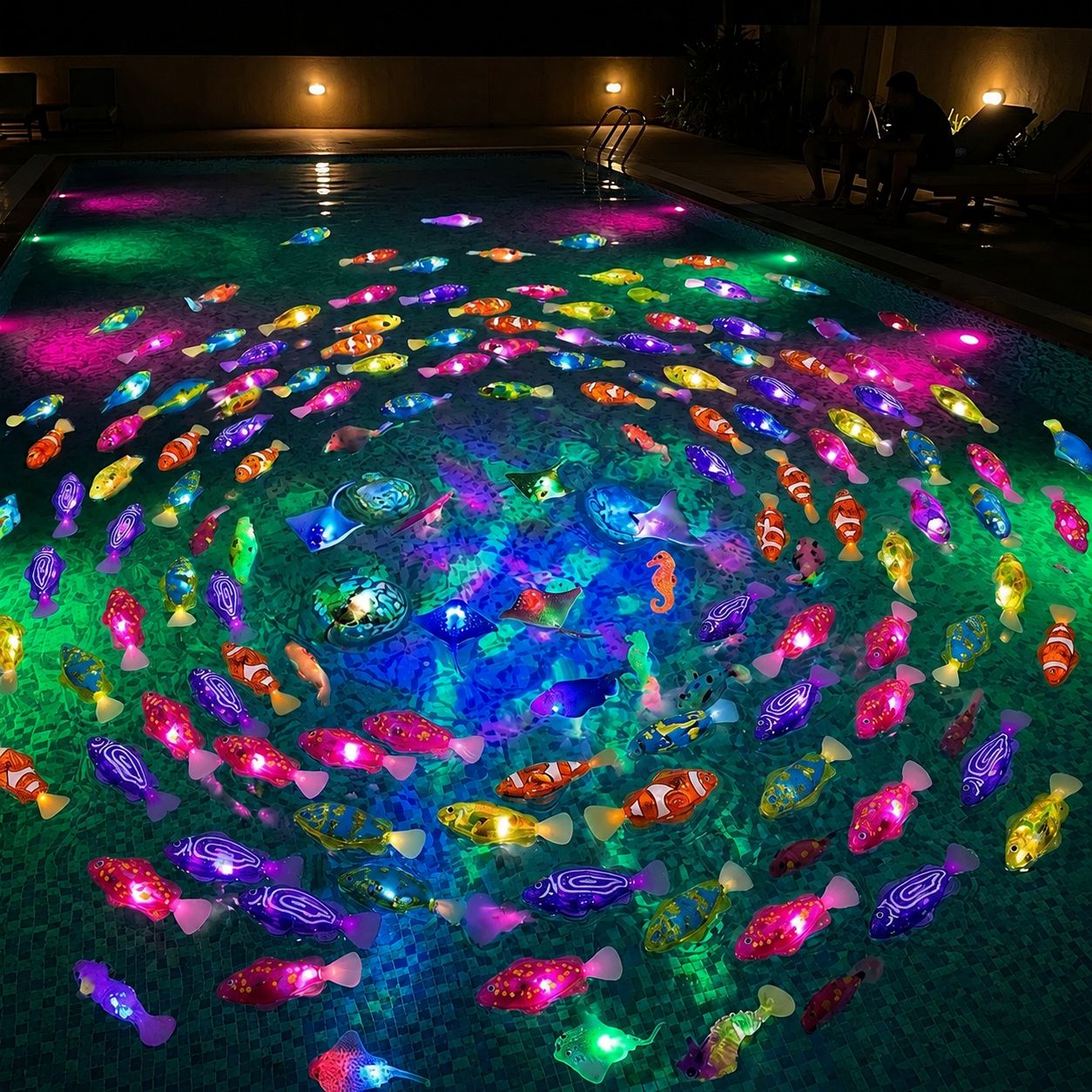 Magic Swimming Fish With Lights